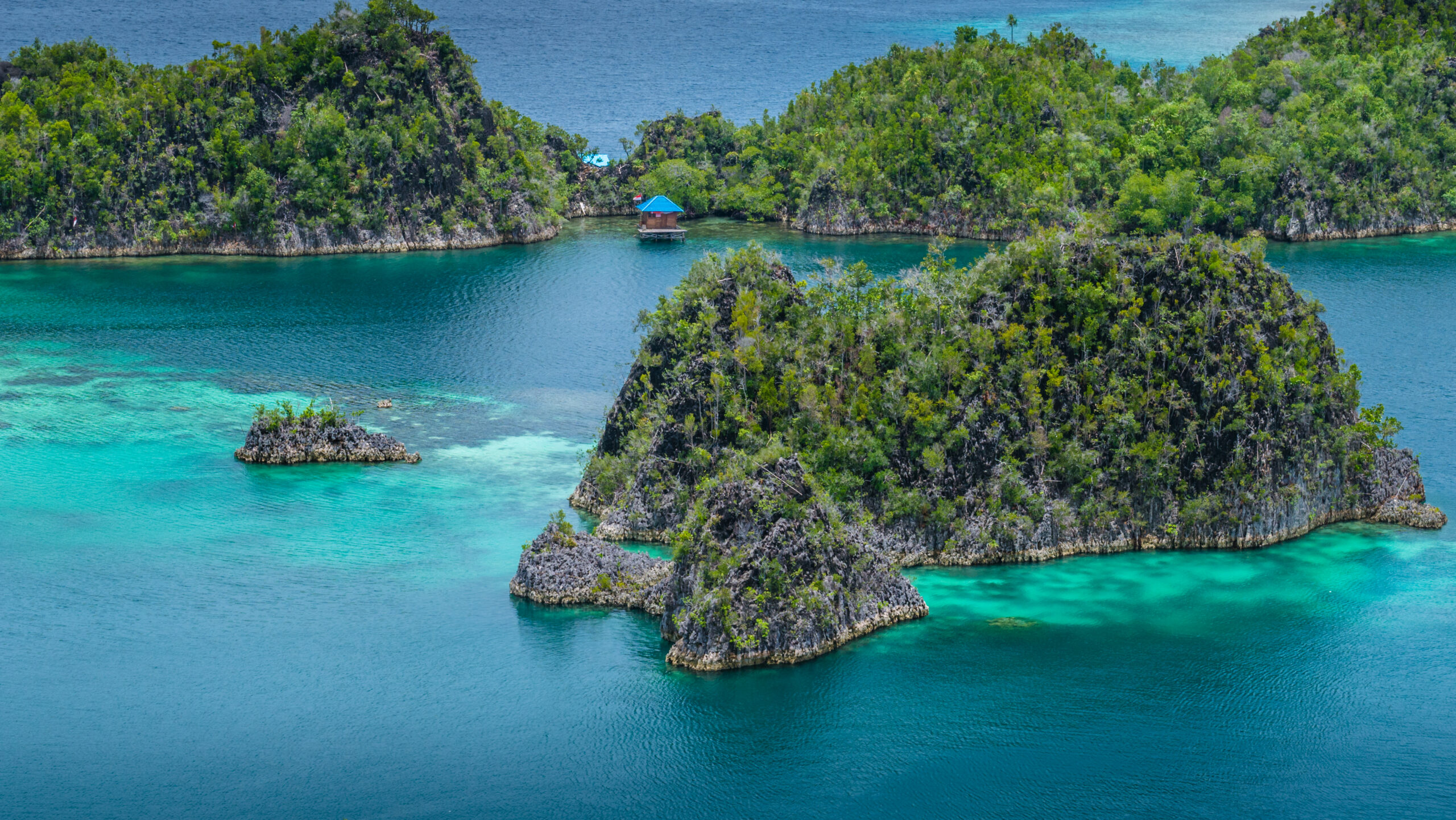 Painemo Island, Blue Lagoon, Raja Ampat, West Papua Indonesia